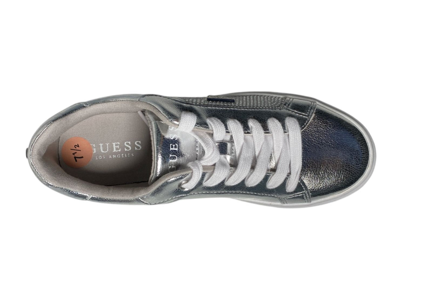 Tenis Guess Plateados - Estilo Urbano y Moderno